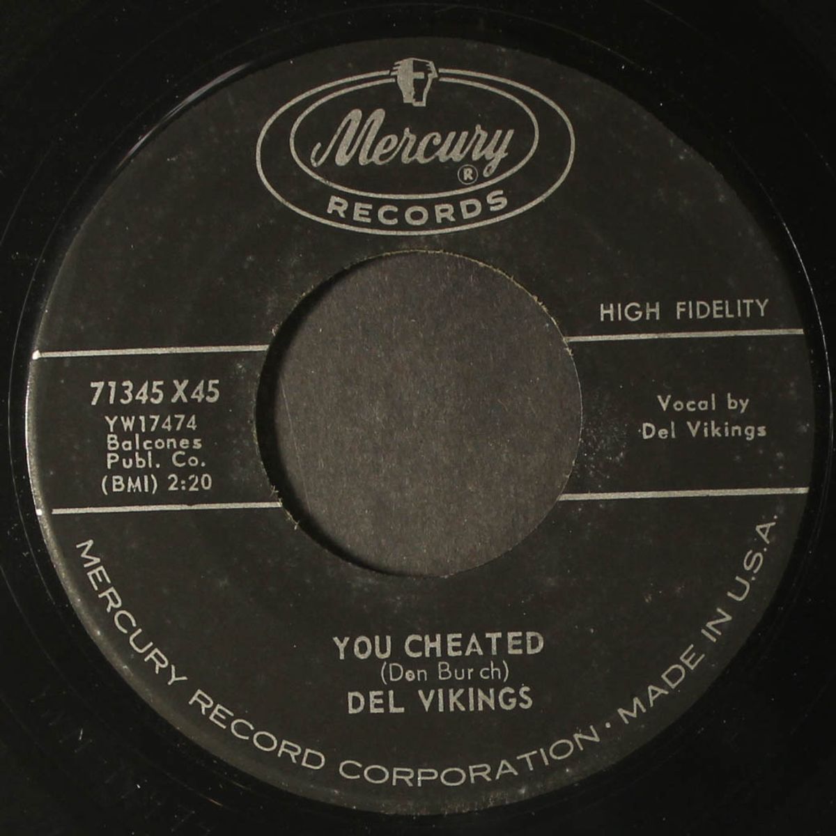 you cheated / pretty little things called girls by DEL VIKINGS