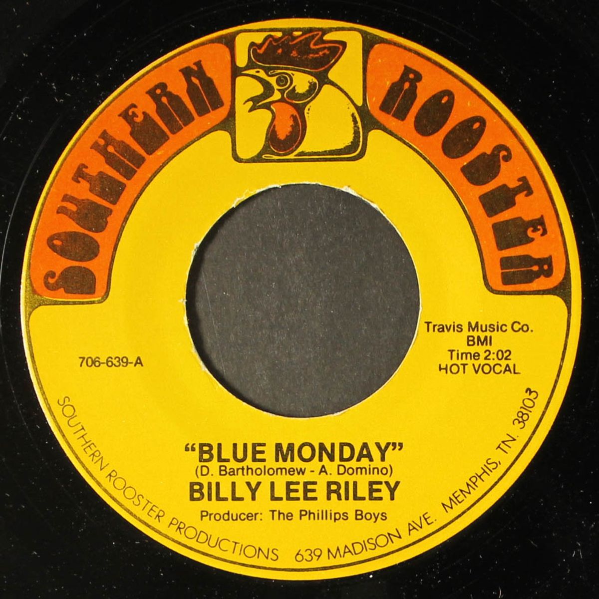 blue monday / good old rock and roll by BILLY LEE RILEY