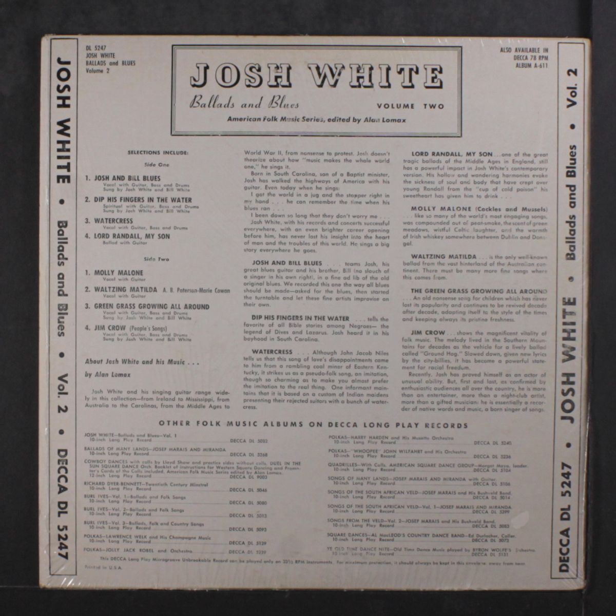 ballads & blues by JOSH WHITE
