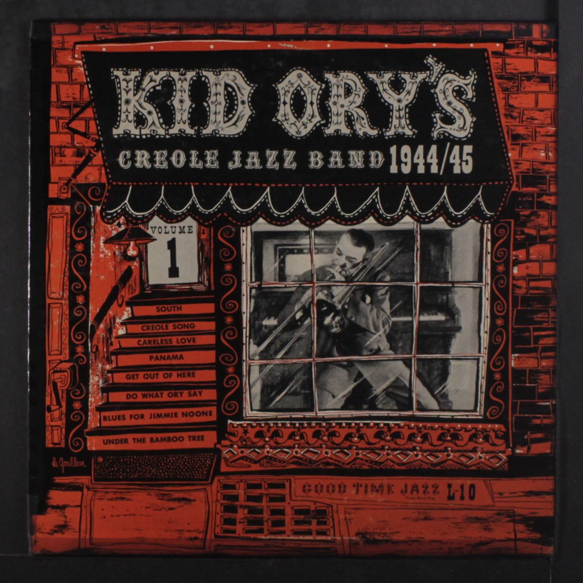 kid ory's creole jazz band 1944/45 by KID ORY