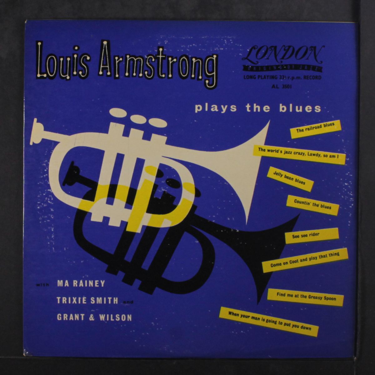 plays the blues by LOUIS ARMSTRONG