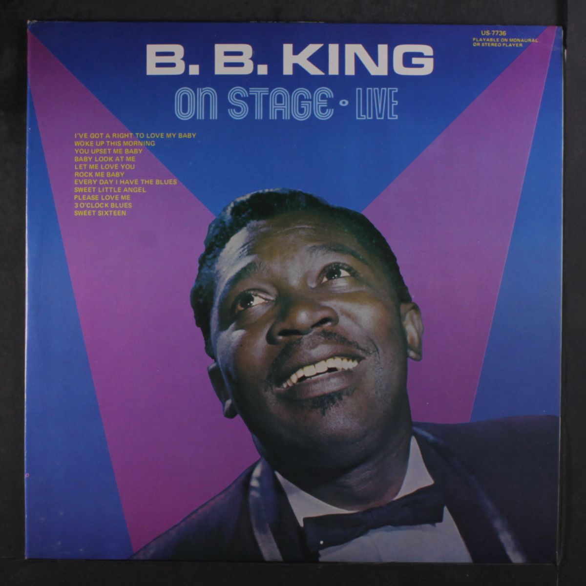 on stage - live by B.B. KING