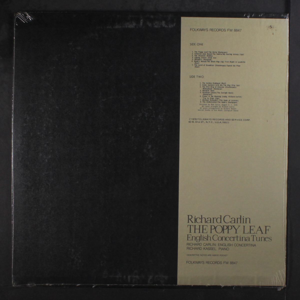 the poppy leaf, english concertina tunes by RICHARD CARLIN