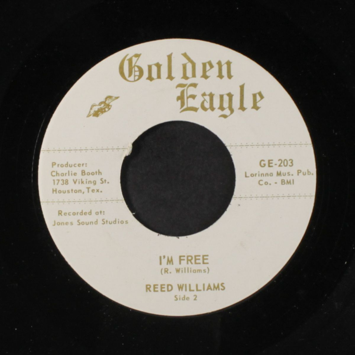 i'm free / there's a girl by REED WILLIAMS