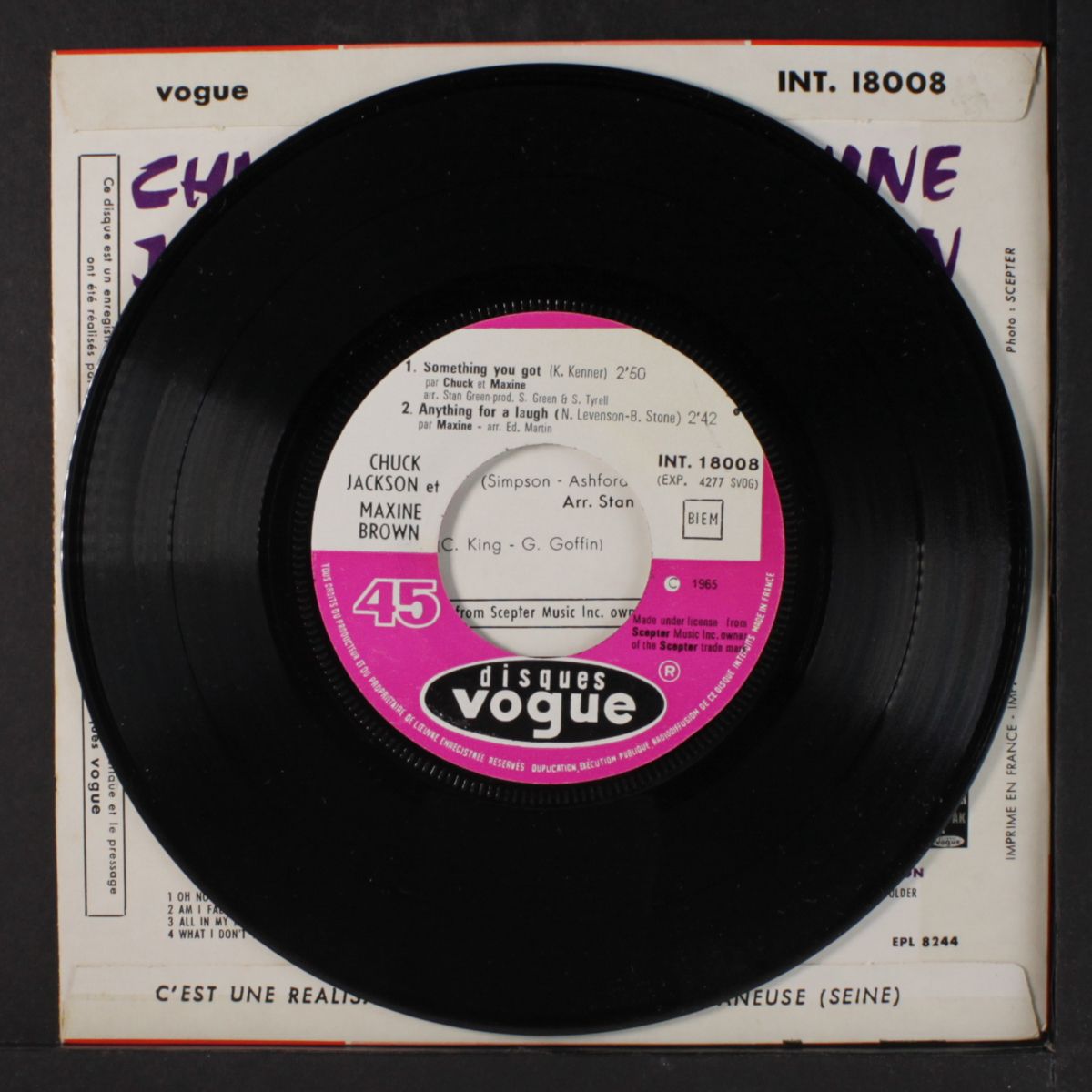 something you got by CHUCK JACKSON / MAXINE BROWN