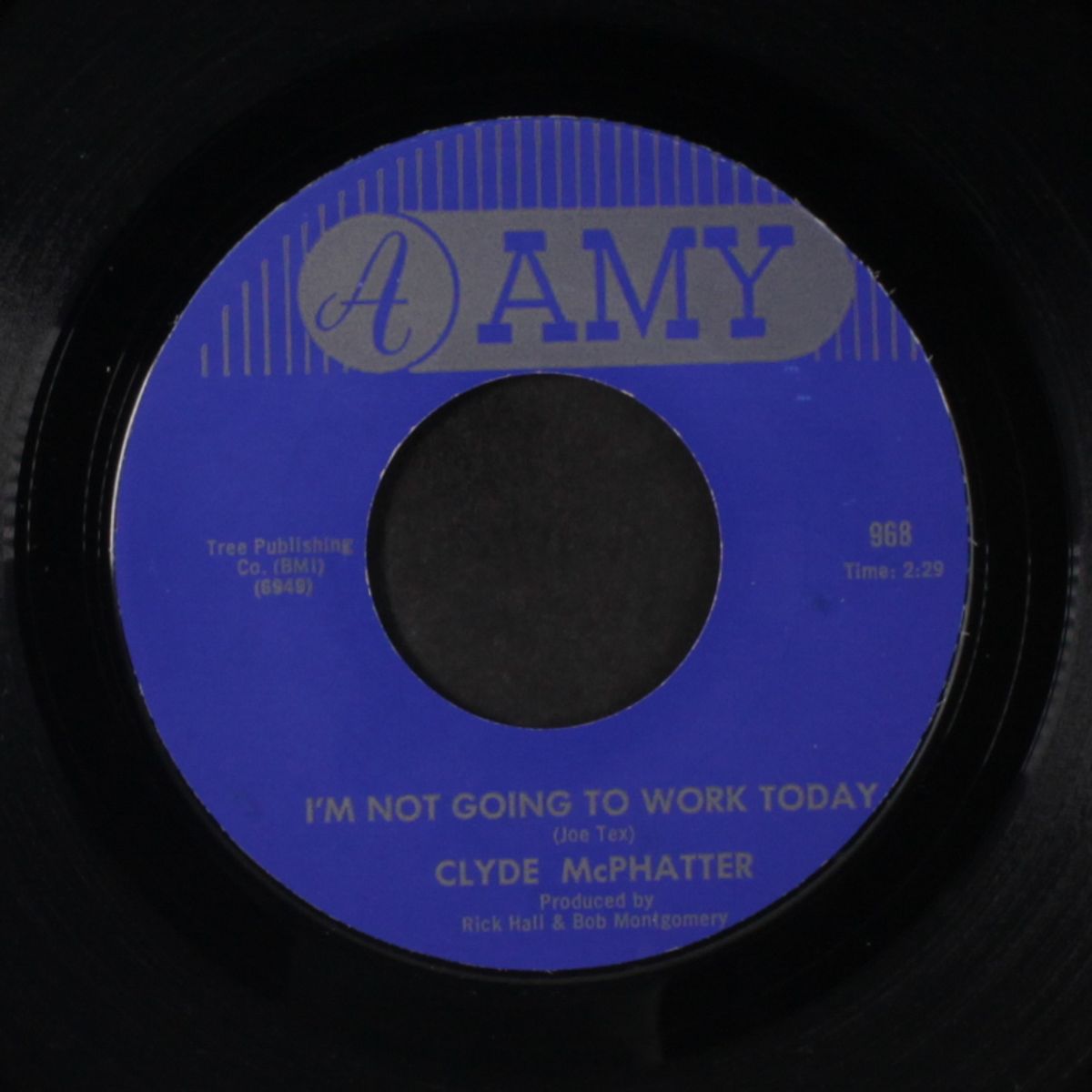 a shot of rhythm and blues / i'm not going to work today by CLYDE MCPHATTER
