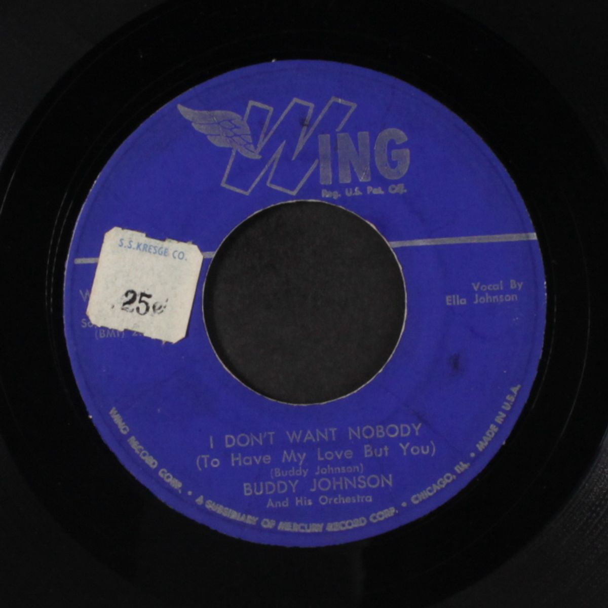 doot doot dow / i don't want nobody by BUDDY JOHNSON