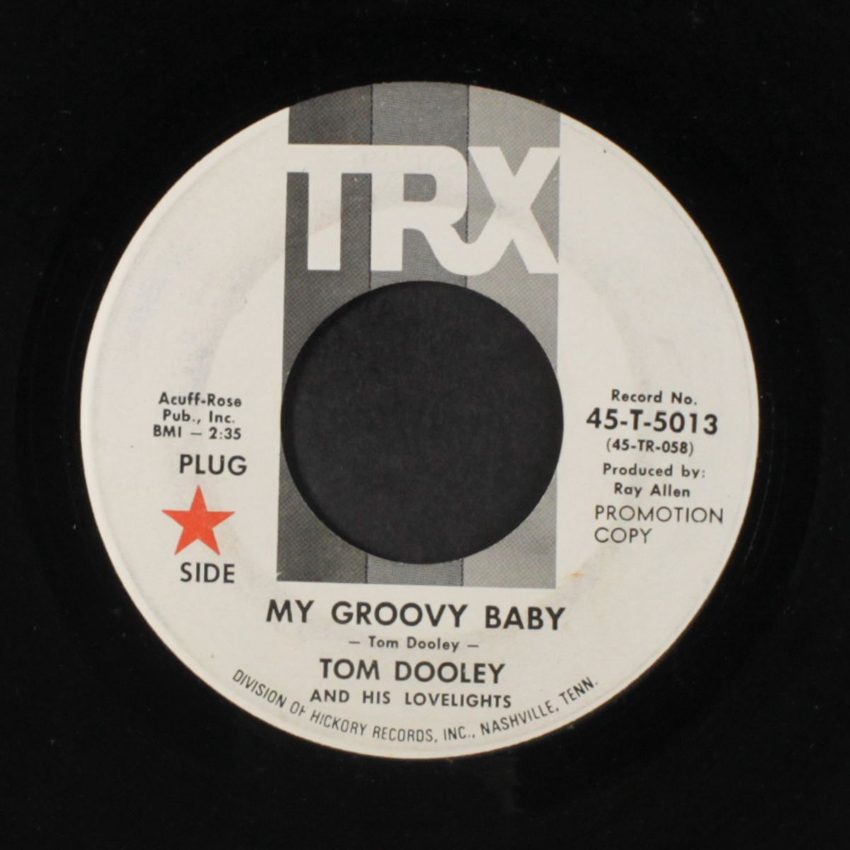 my groovy baby / you'd better stop by TOM DOOLEY