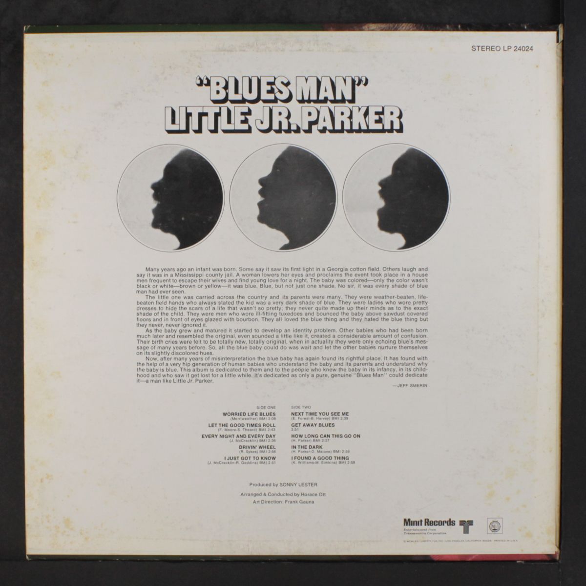 blues man by JUNIOR PARKER