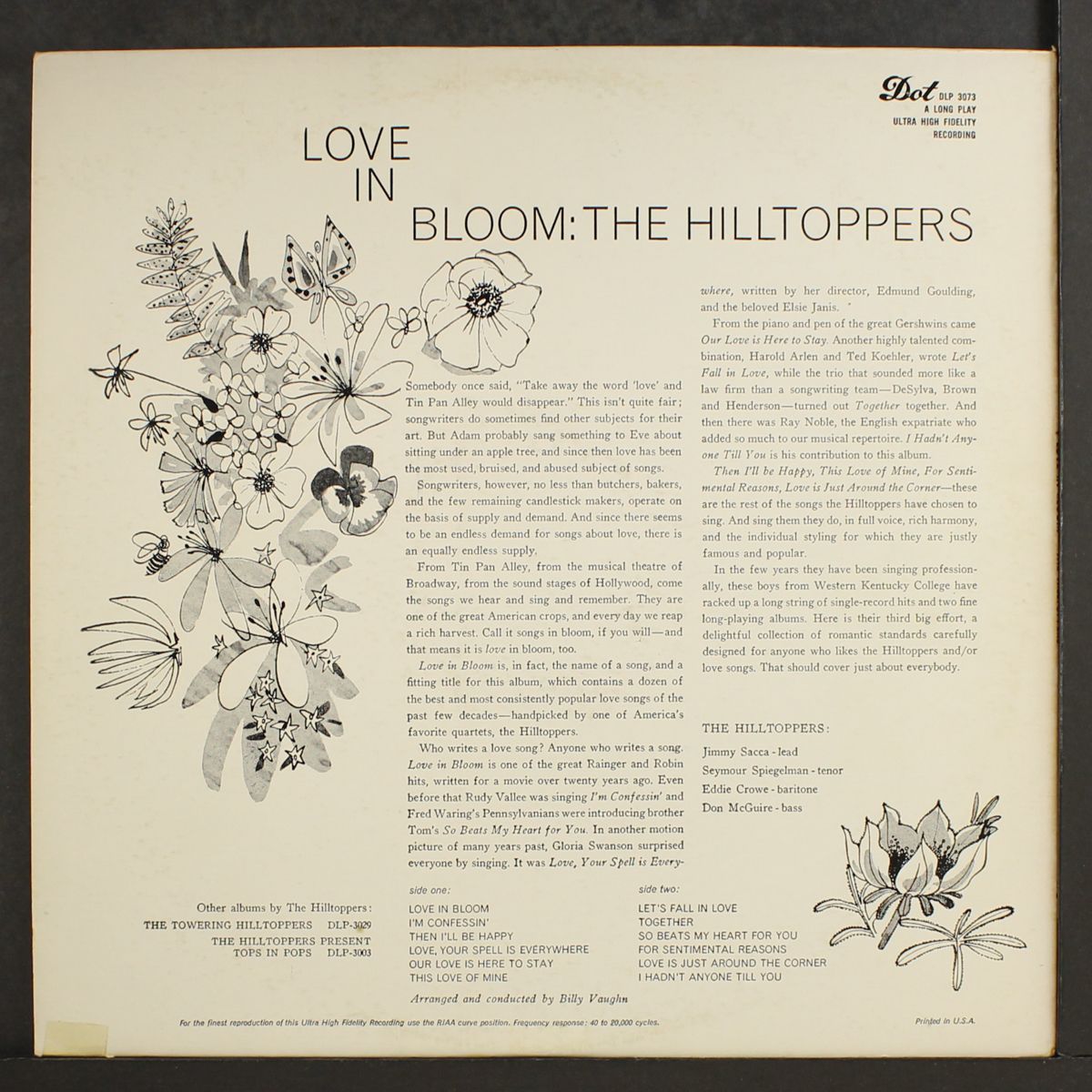 love in bloom by HILLTOPPERS