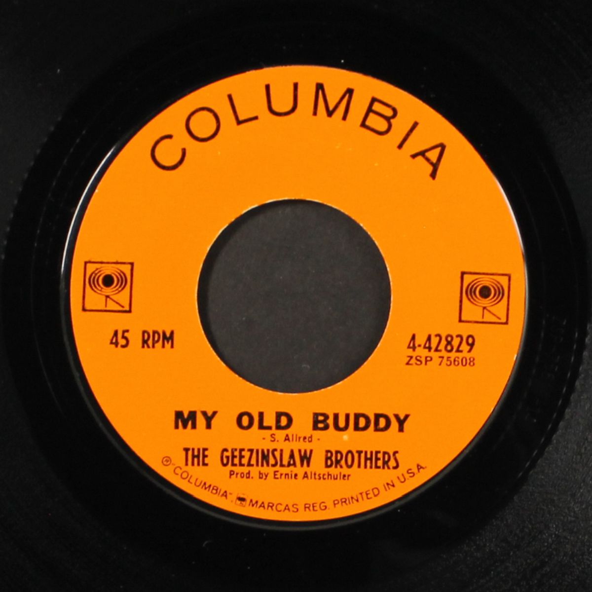 my old buddy / cool it in outer space by GEEZINSLAW BROTHERS