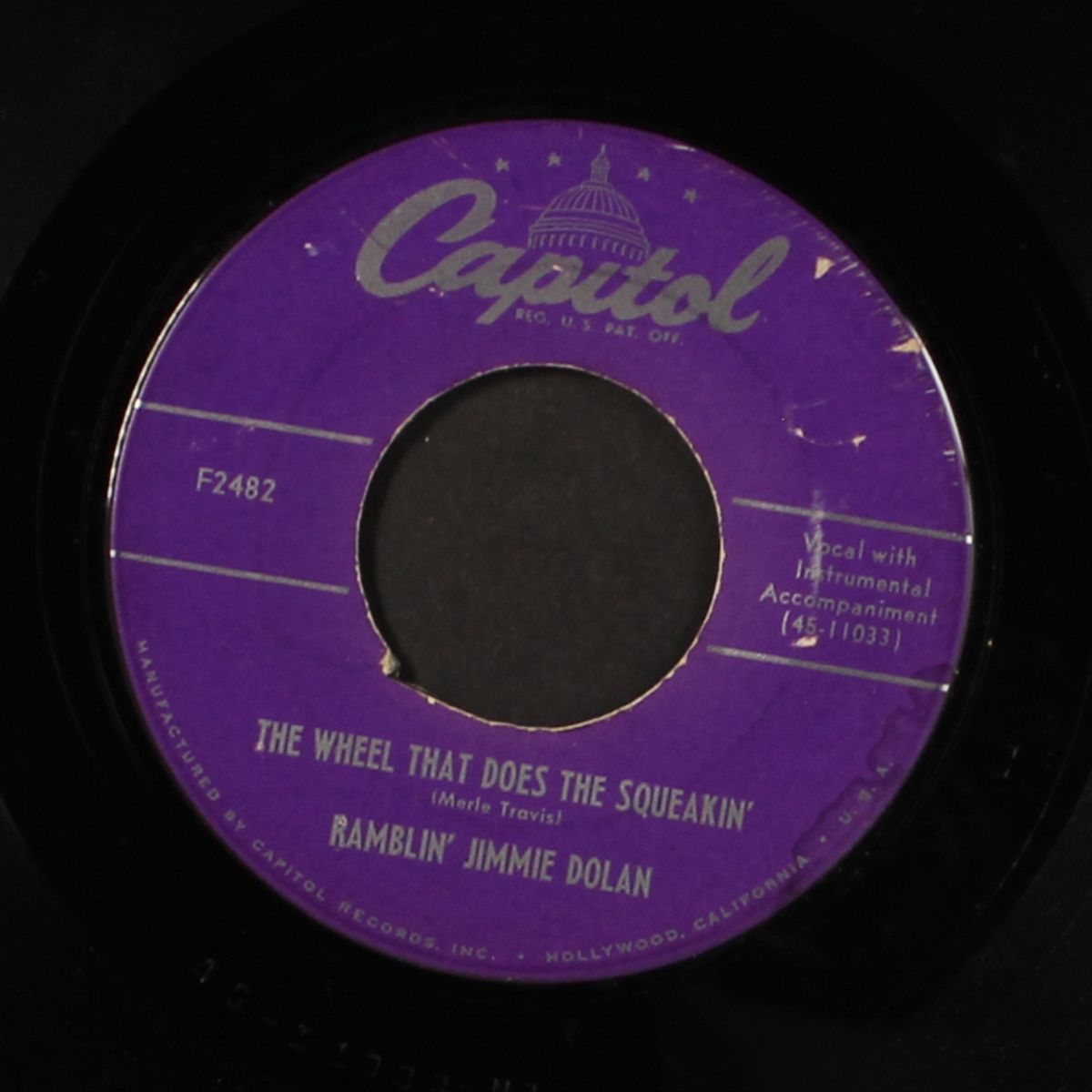 the wheel that does the squeakin' by RAMBLIN' JIMMIE DOLAN