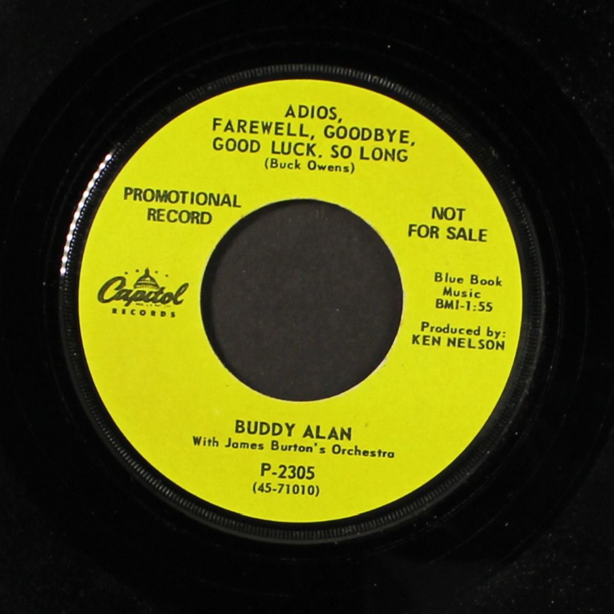 when i turn twenty-one / adios, farewell, goodbye, good luck, so long by BUDDY ALAN