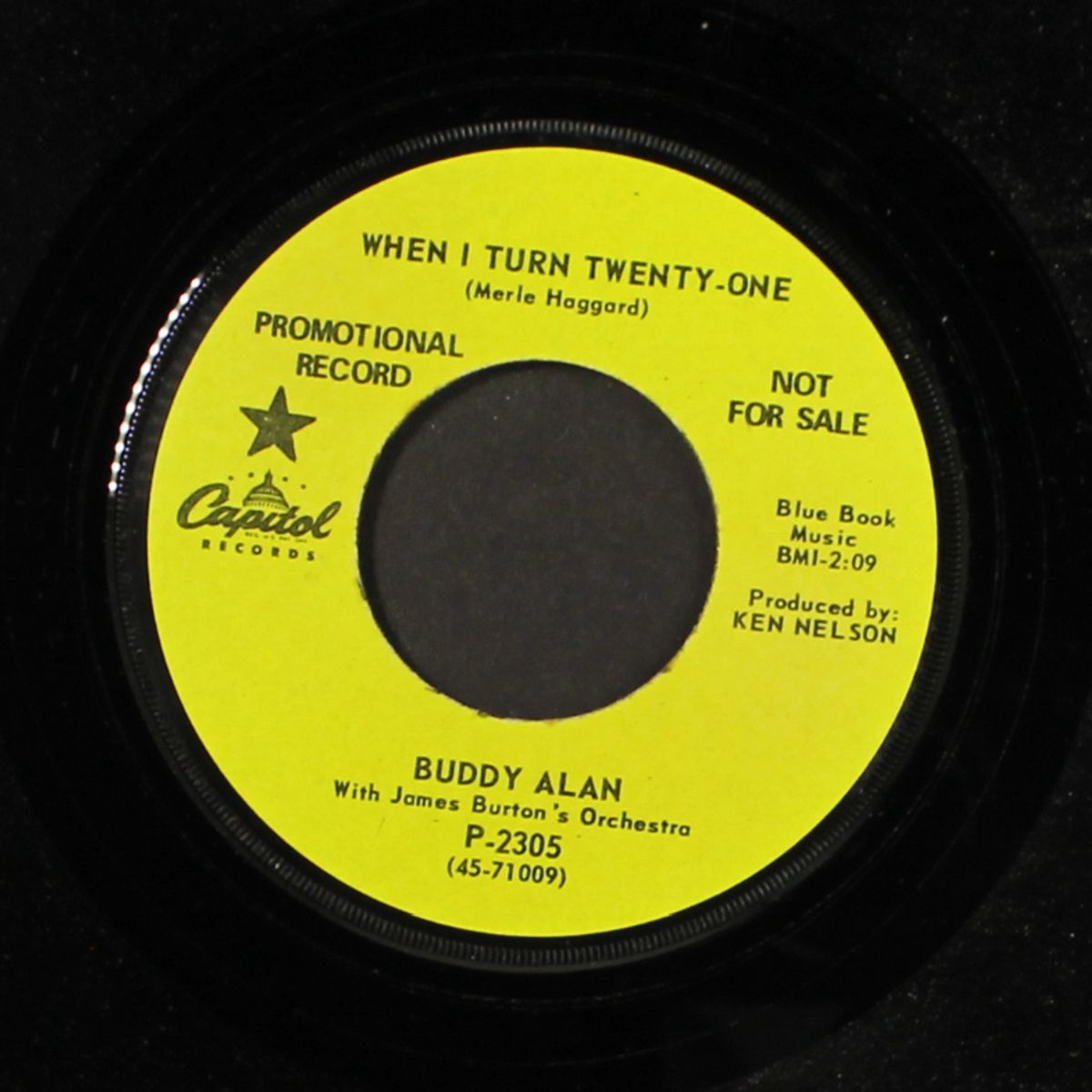 when i turn twenty-one / adios, farewell, goodbye, good luck, so long by BUDDY ALAN