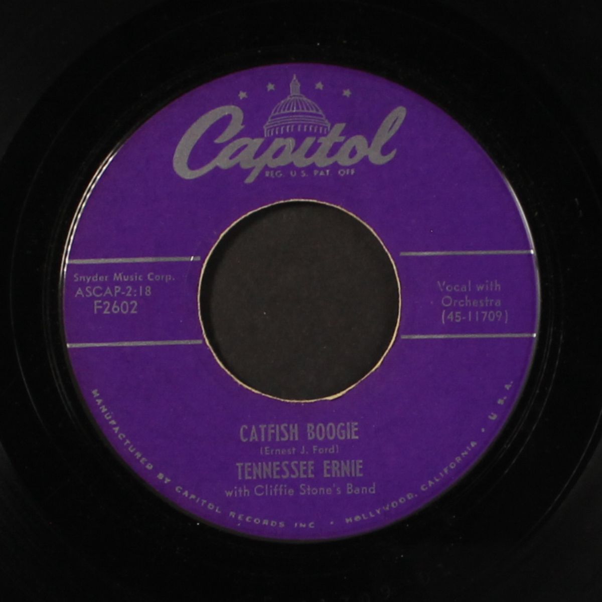 catfish boogie / kiss me big by TENNESSEE ERNIE