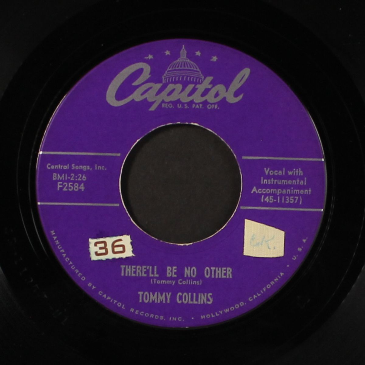 you gotta have a license / there'll be no other by TOMMY COLLINS