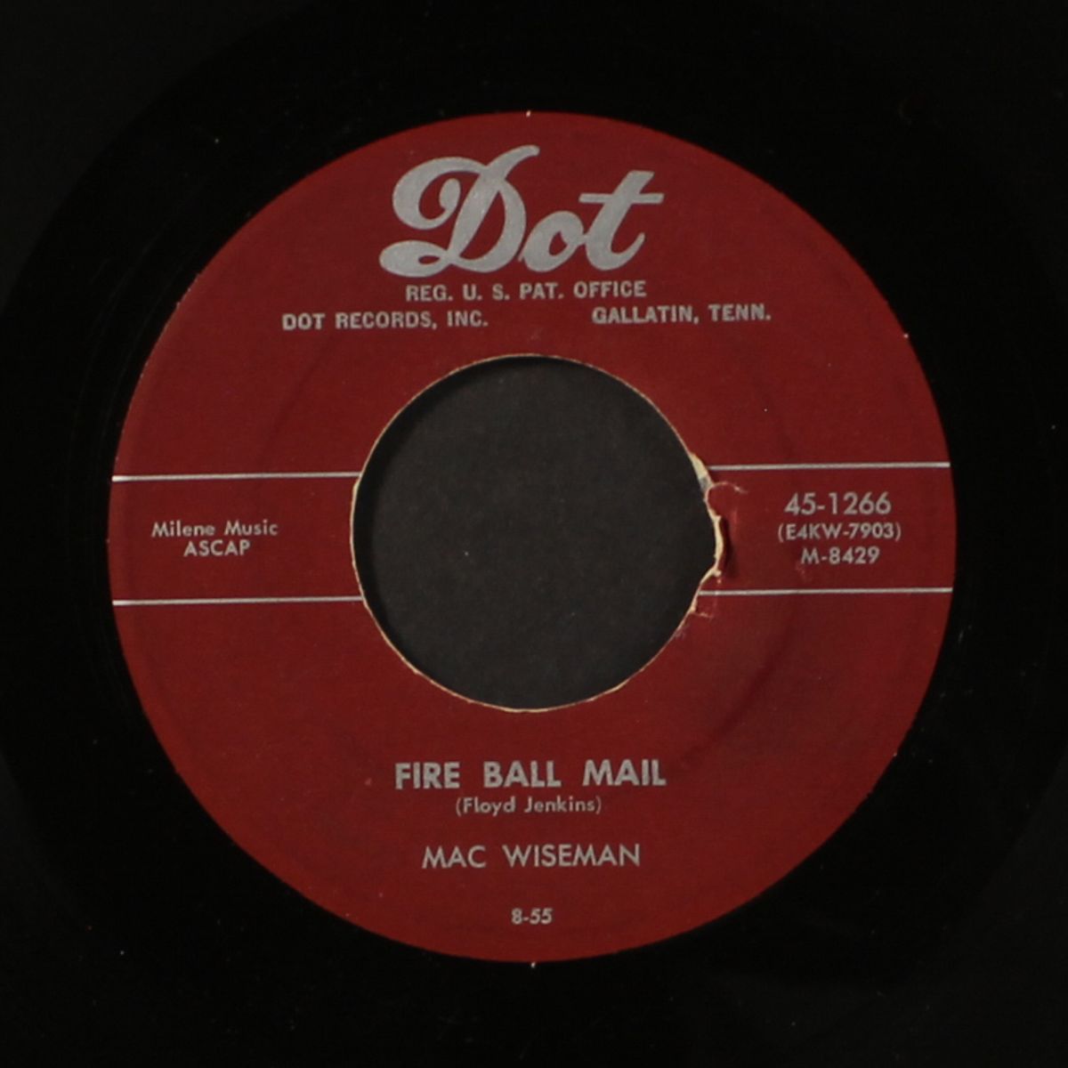 fire ball mail / when the roses bloom again by MAC WISEMAN