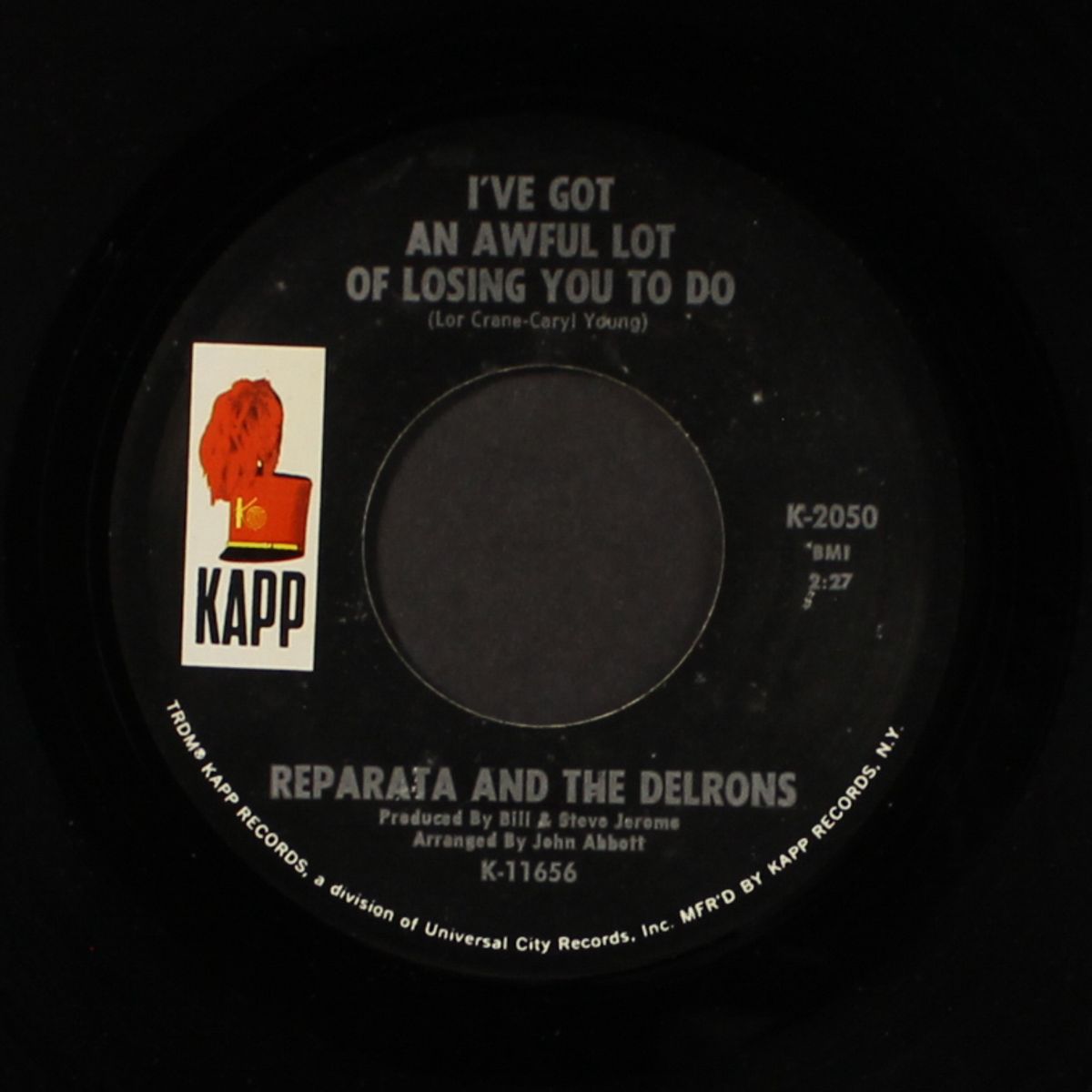 walking in the rain / i've got an awful lot of losing you to do by REPARATA & DELRONS