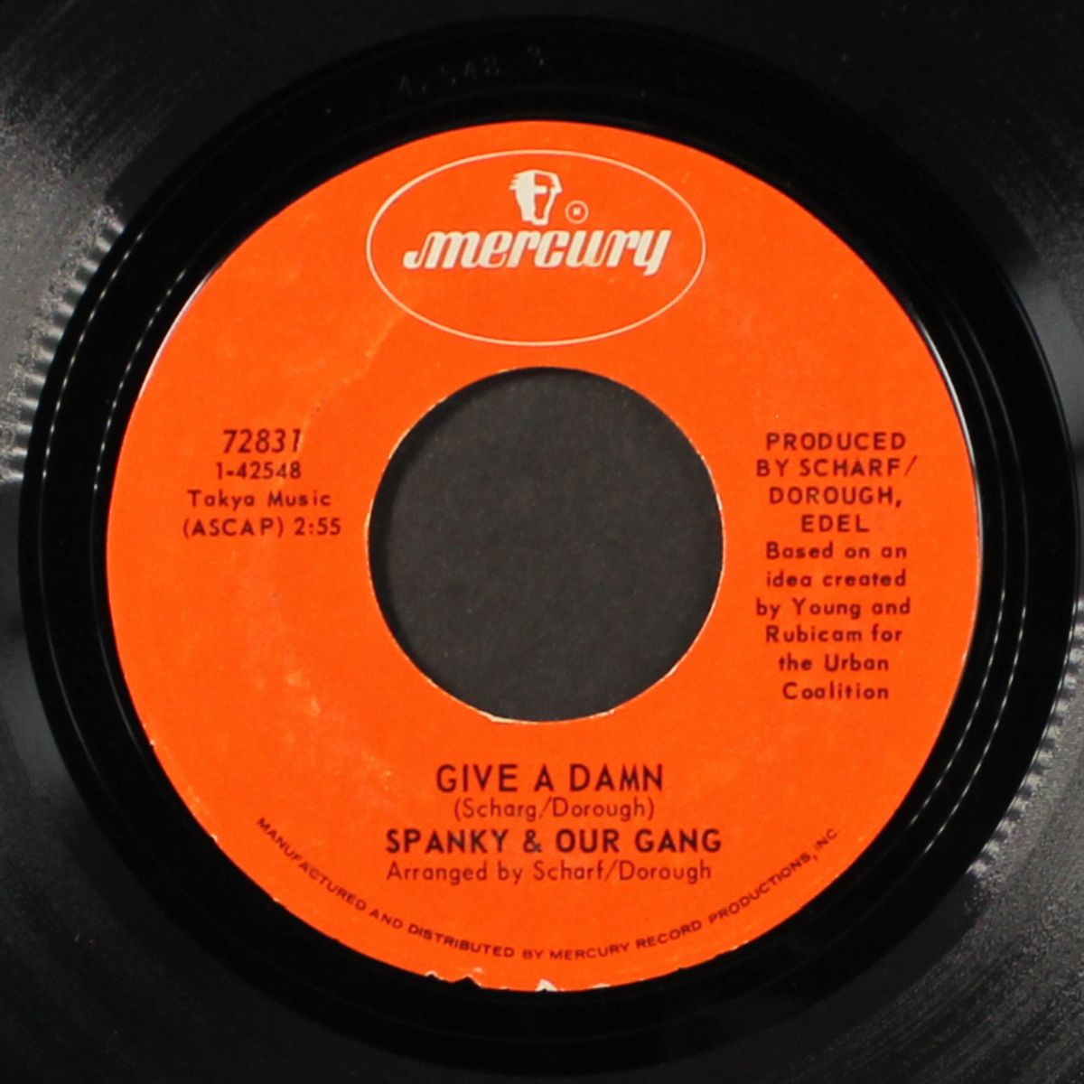 give a damn / the swingin' gate by SPANKY & OUR GANG