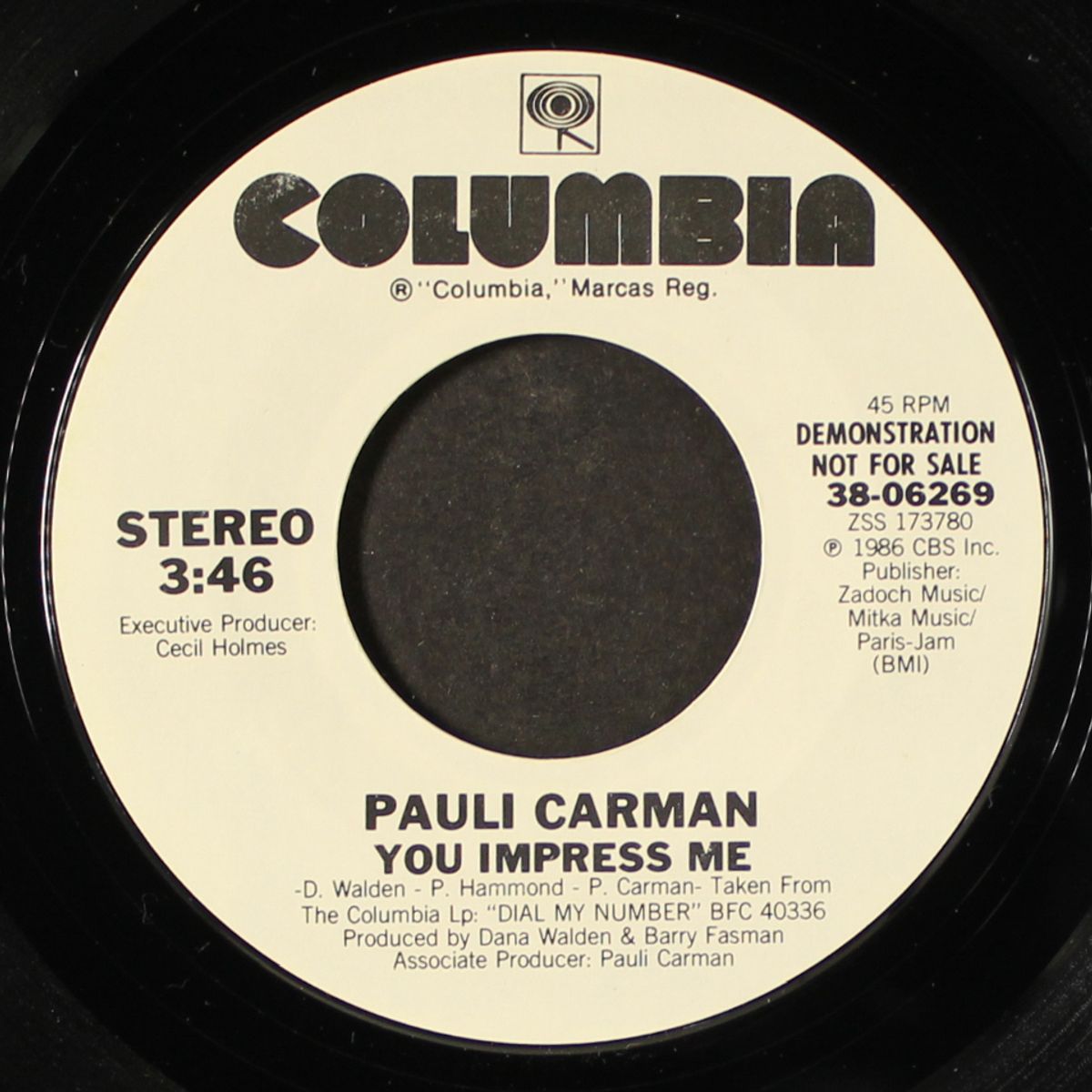 you impress me / same by PAULI CARMAN