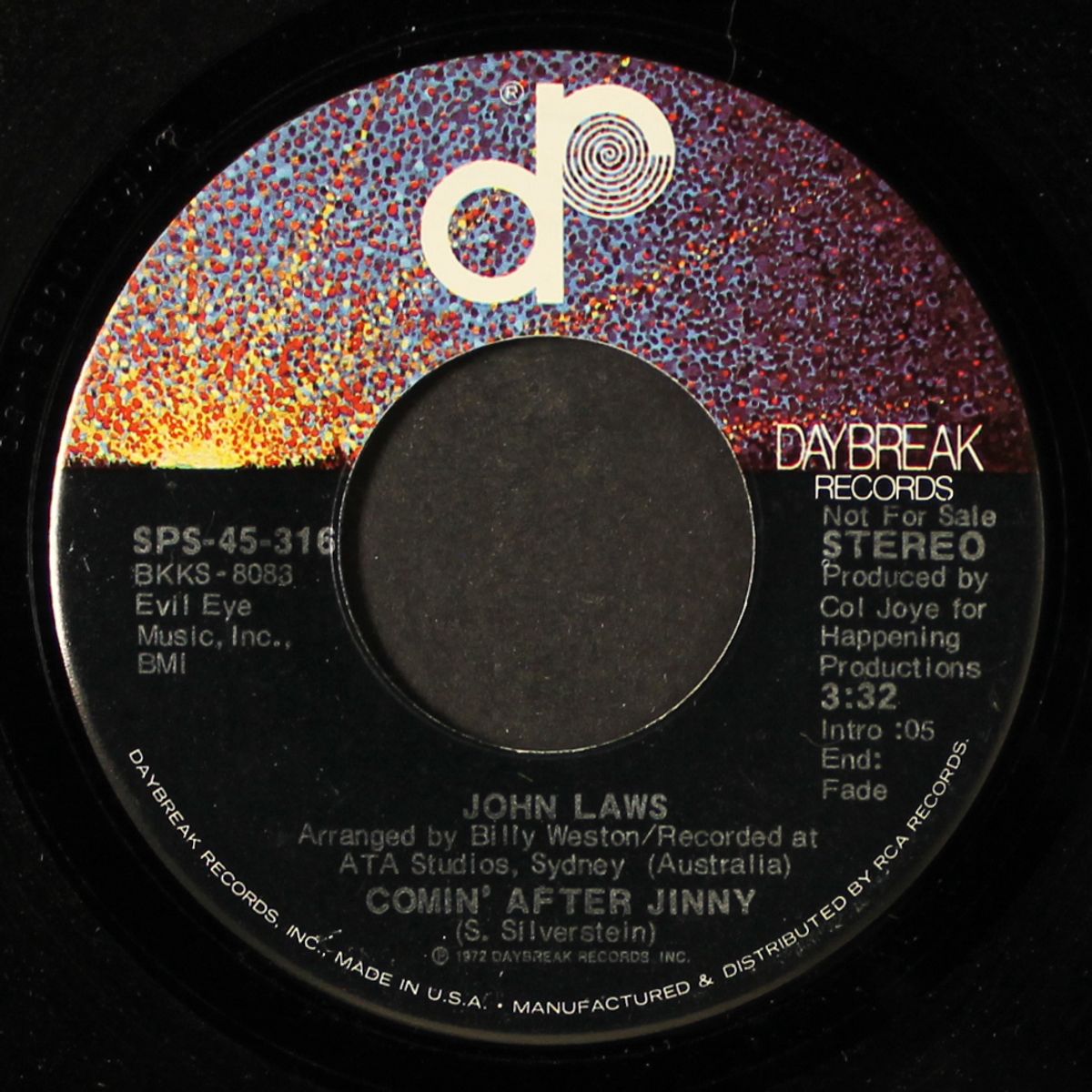 comin' after jinny / mono by JOHN LAWS