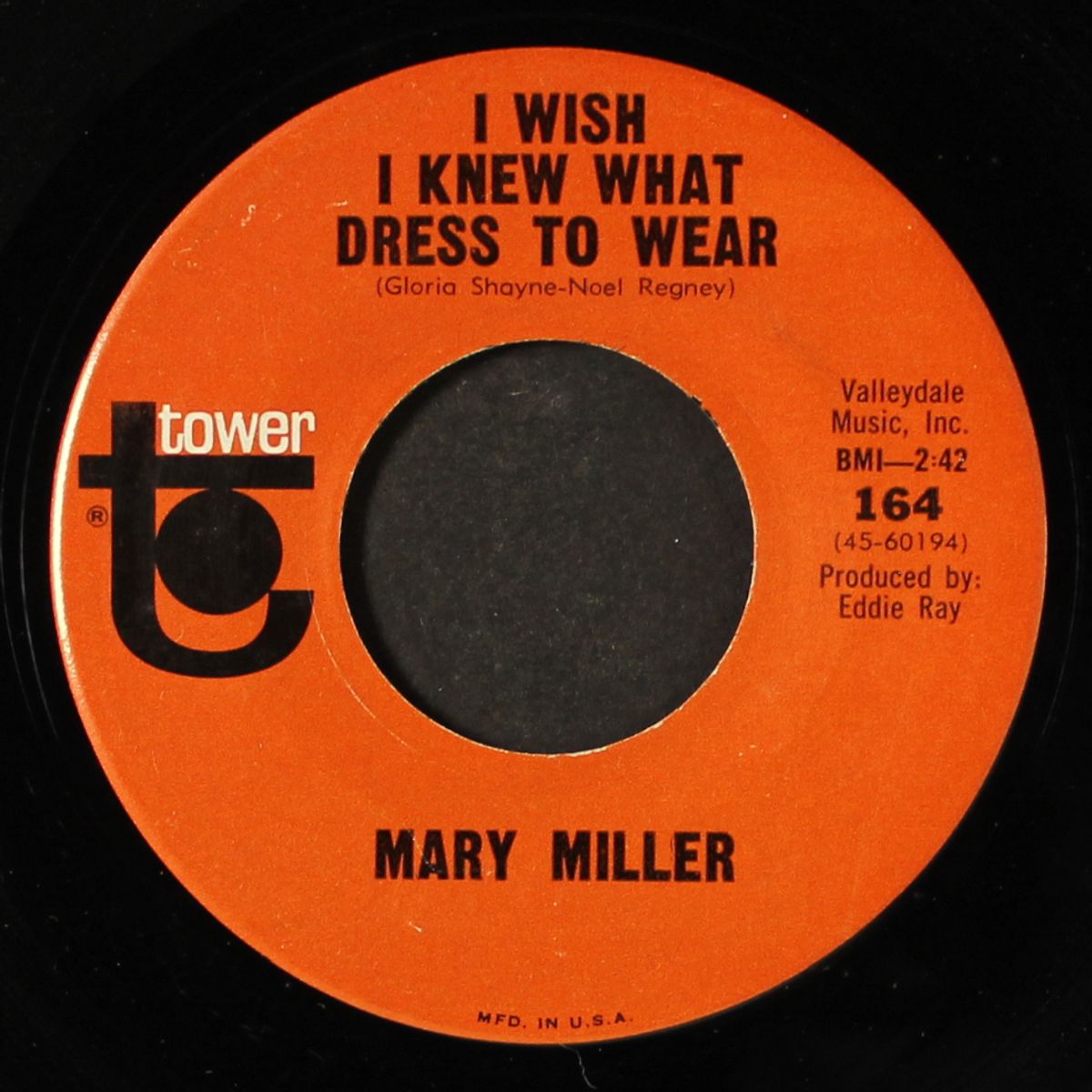you always hurt the one you love / i wish i knew what dress to wear by MARY MILLER