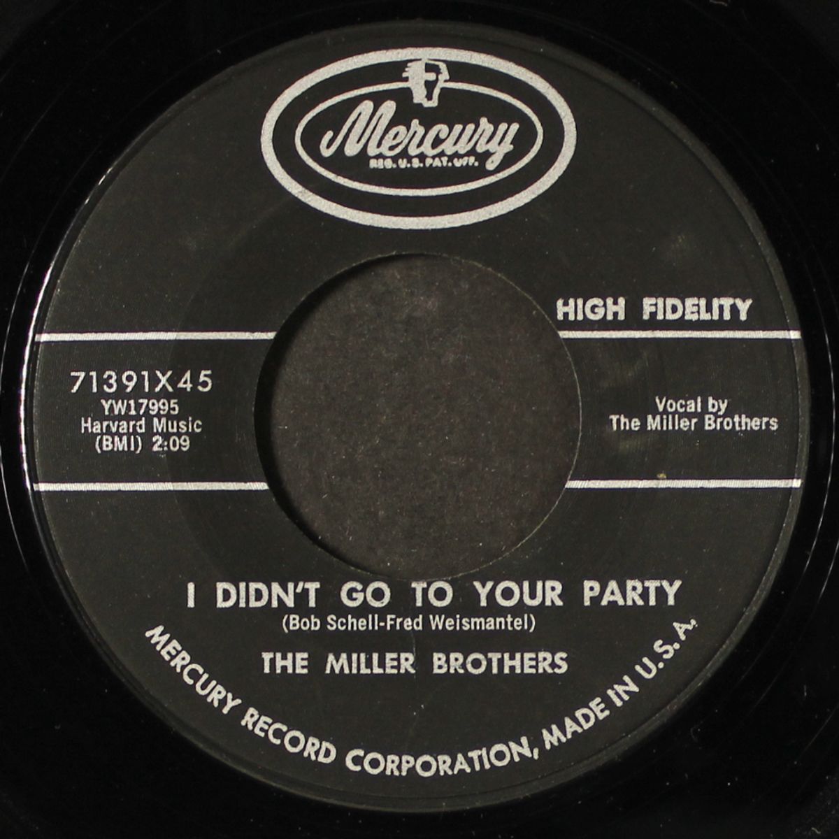 let me see you smile / i didn't go to your party by MILLER BROTHERS