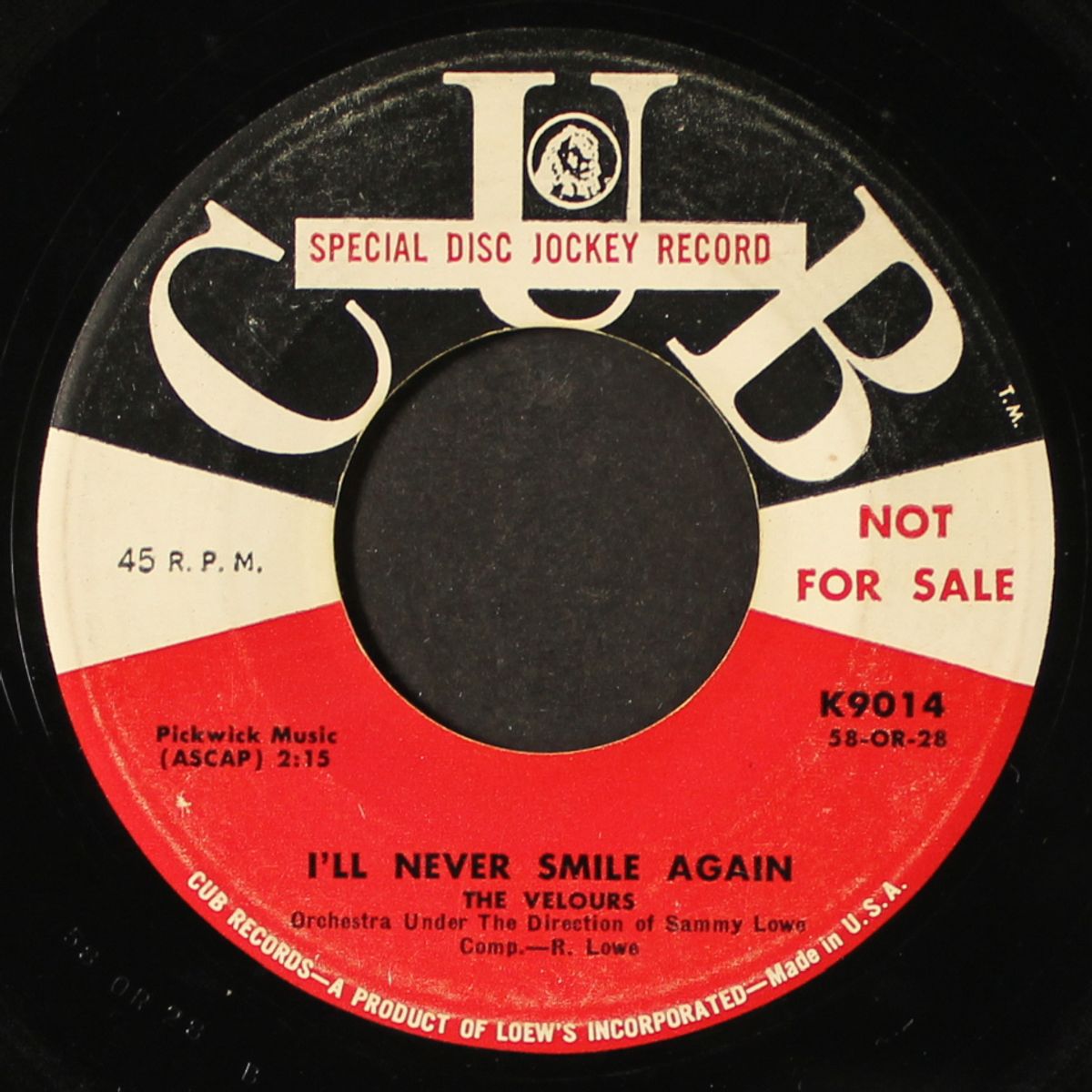 i'll never smile again / crazy love by VELOURS