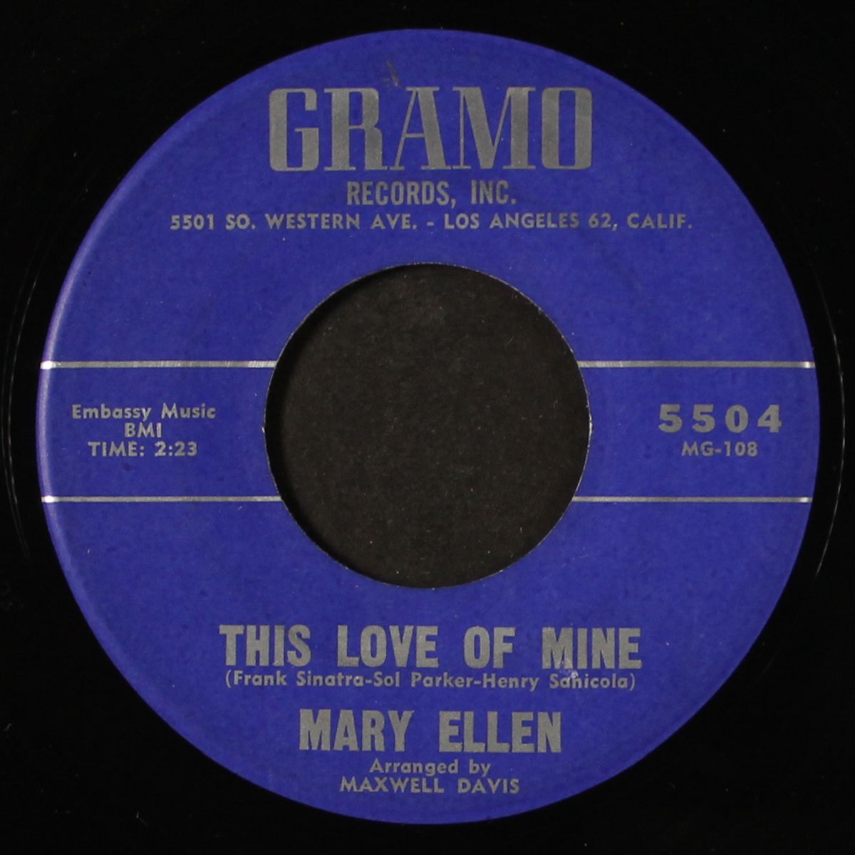 the answer to someone somewhere / this love of mine by MARY ELLEN