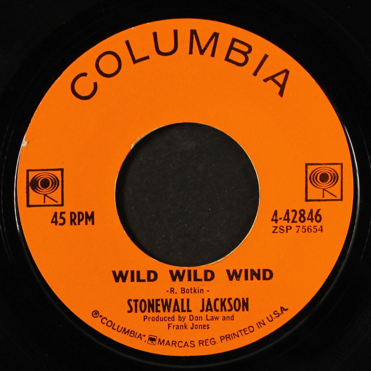 wild wild wind / the water's so cold by STONEWALL JACKSON