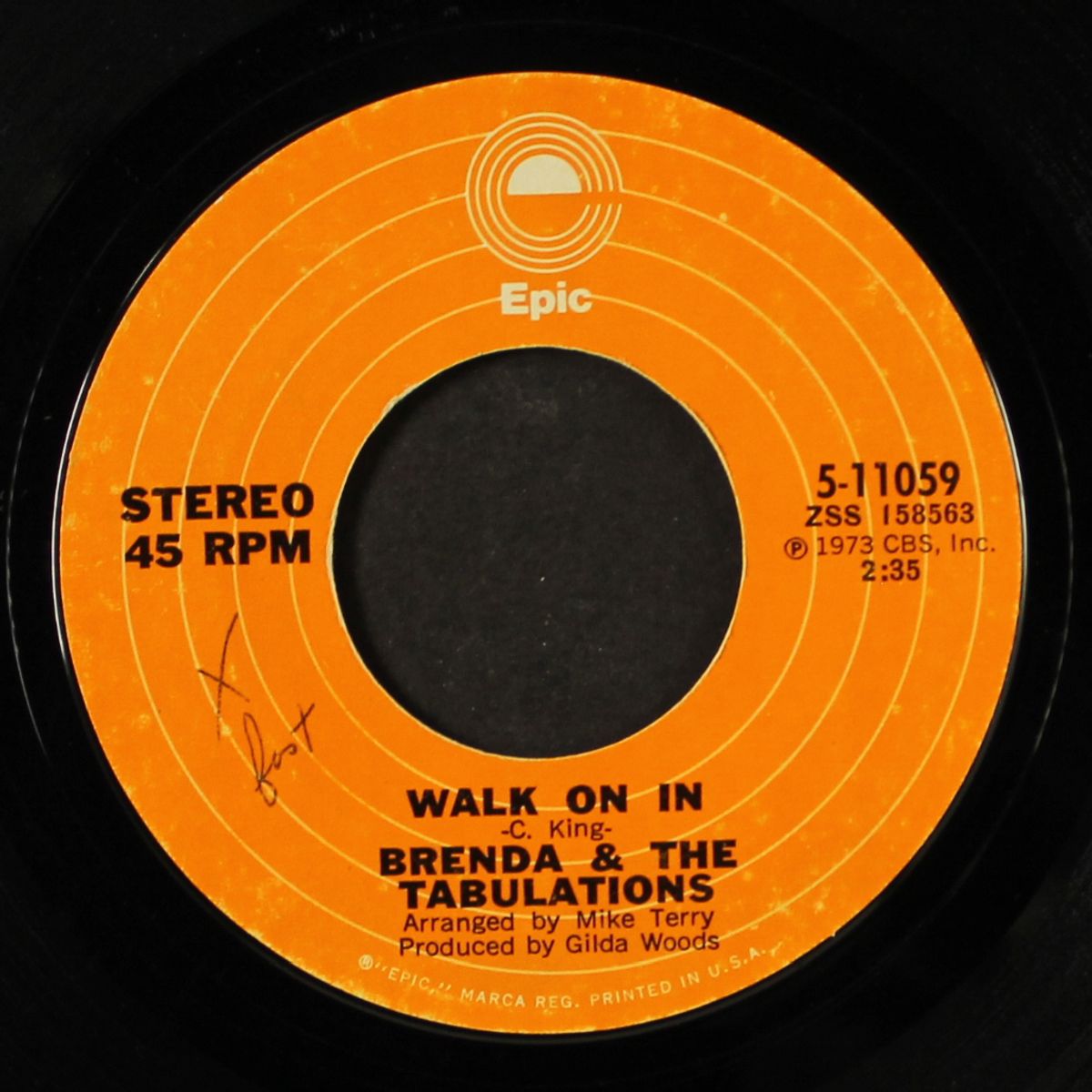 walk on in / i'm in love by BRENDA & TABULATIONS