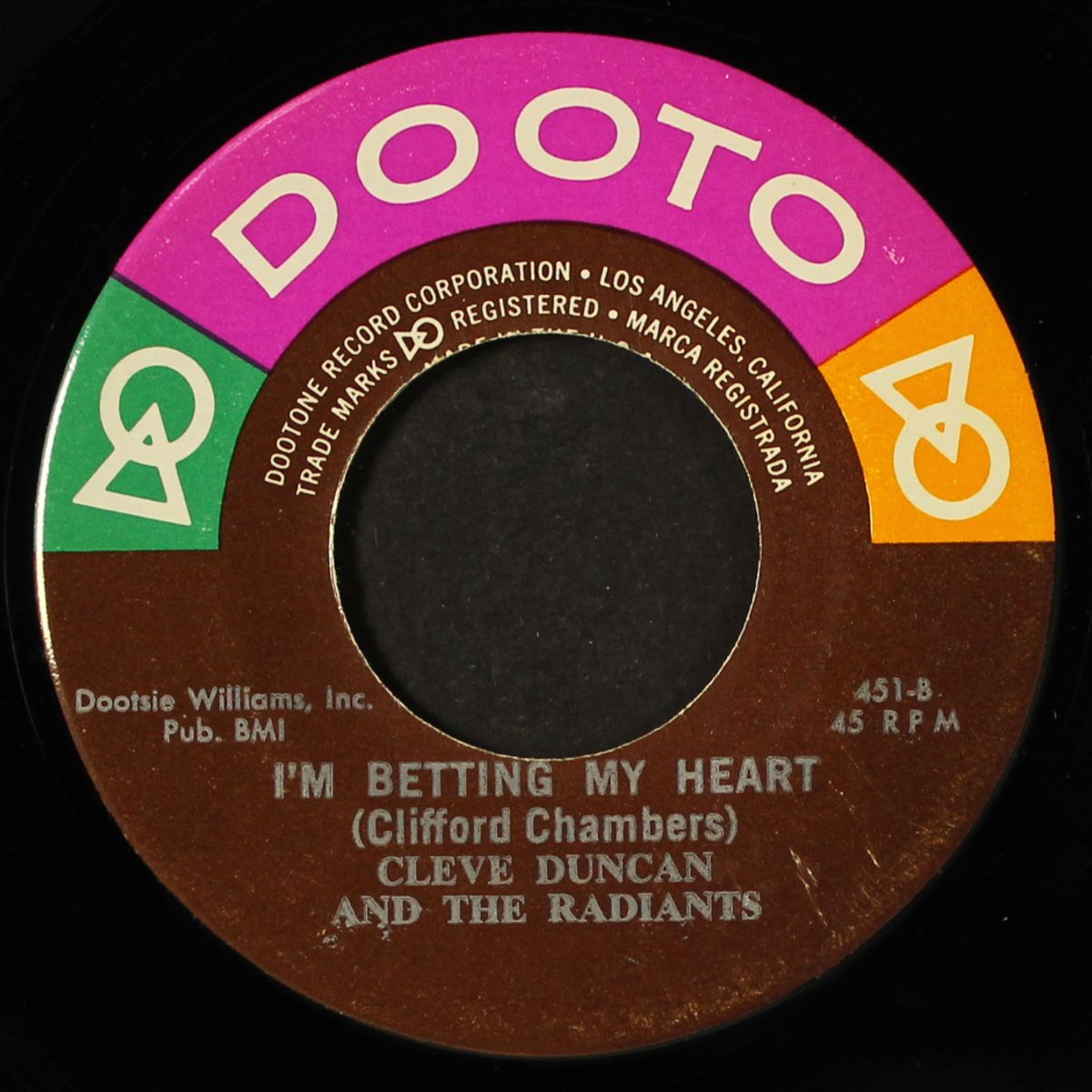 to keep our love / i'm betting my heart by CLEVE DUNCAN & RADIANTS