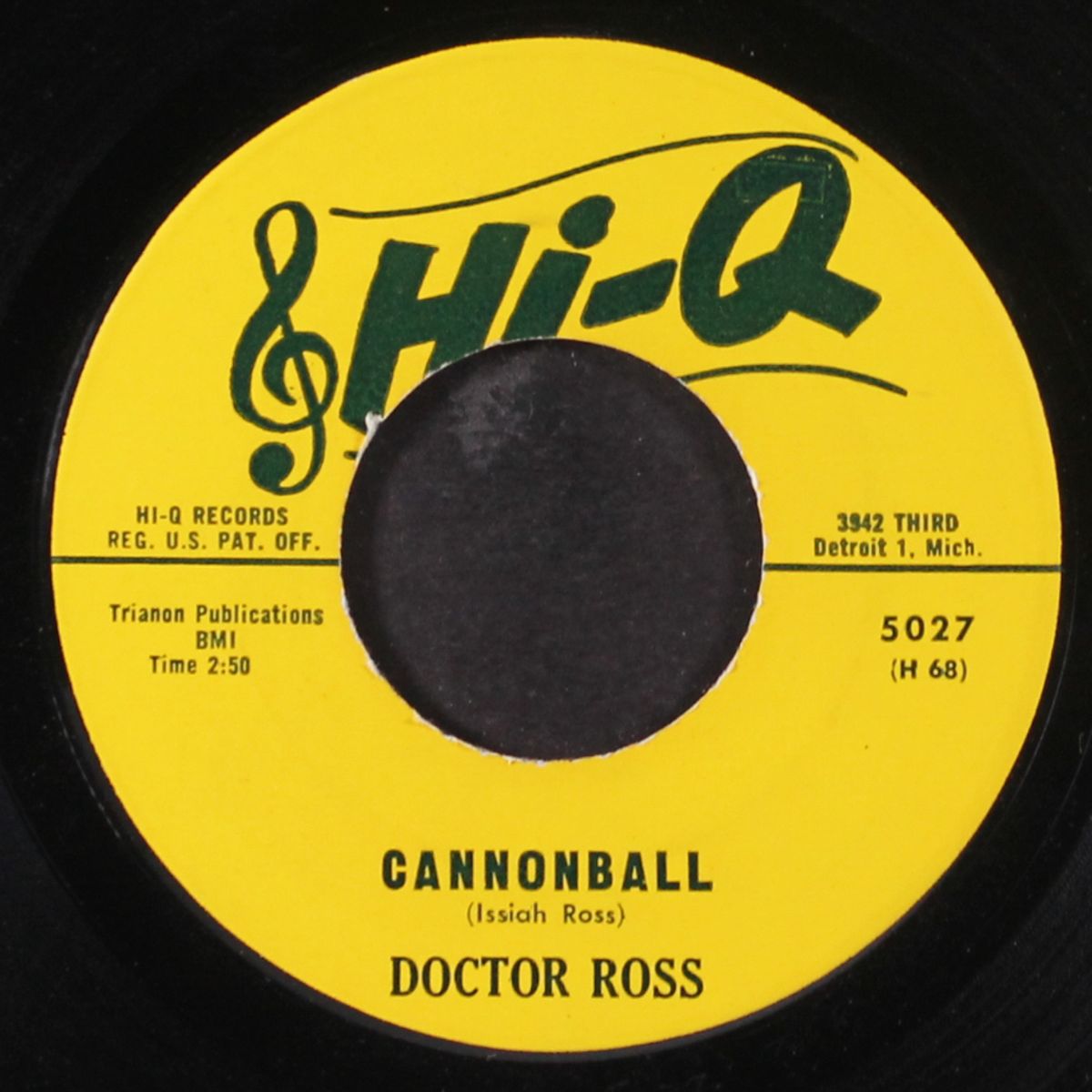 cannonball / numbers blues by DOCTOR ROSS