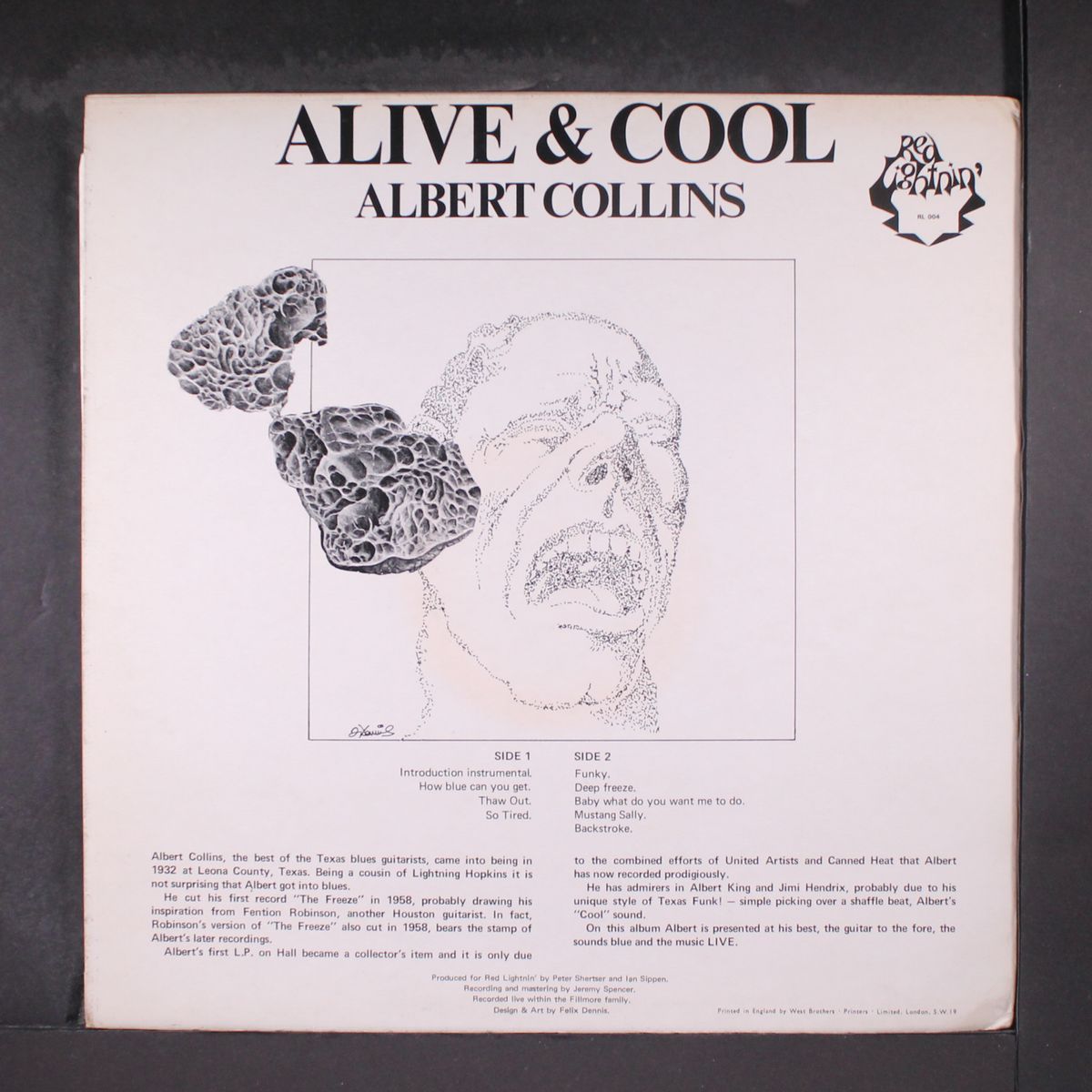 alive & cool by ALBERT COLLINS