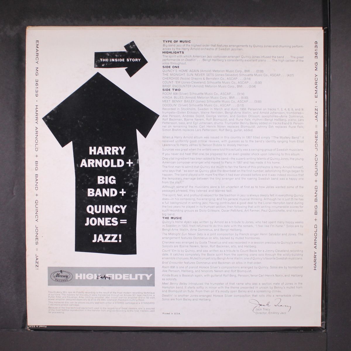 harry arnold + big band + quincy jones = jazz! by HARRY ARNOLD