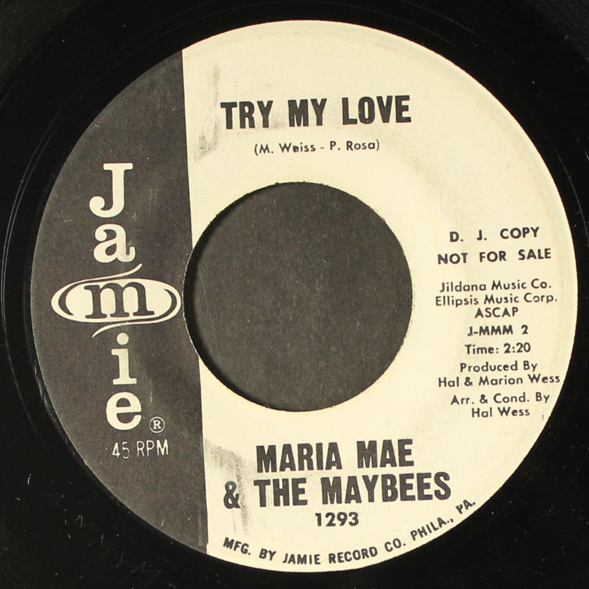 where's my somebody? / try my love by MARIA MAE & MAYBEES