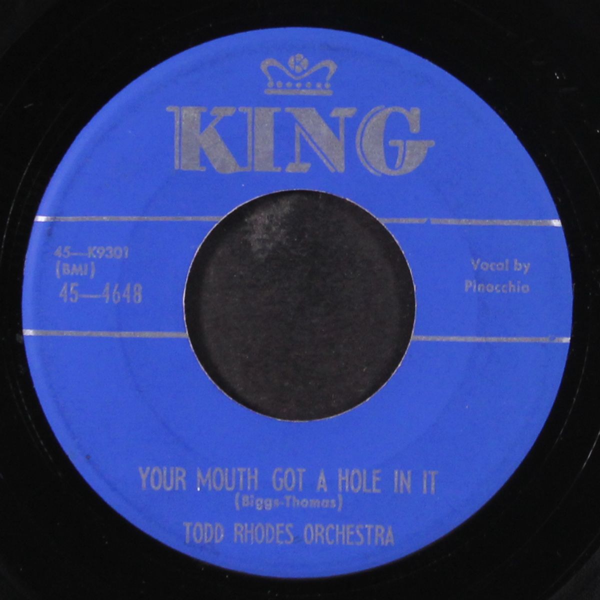your mouth got a hole in it by TODD RHODES