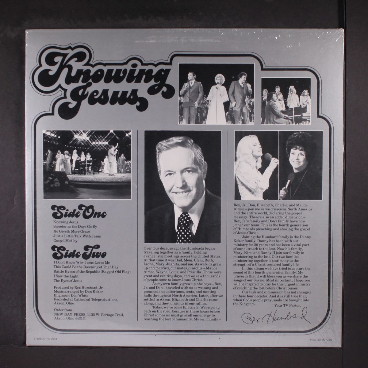 knowing jesus by REX HUMBARD FAMILY SINGERS