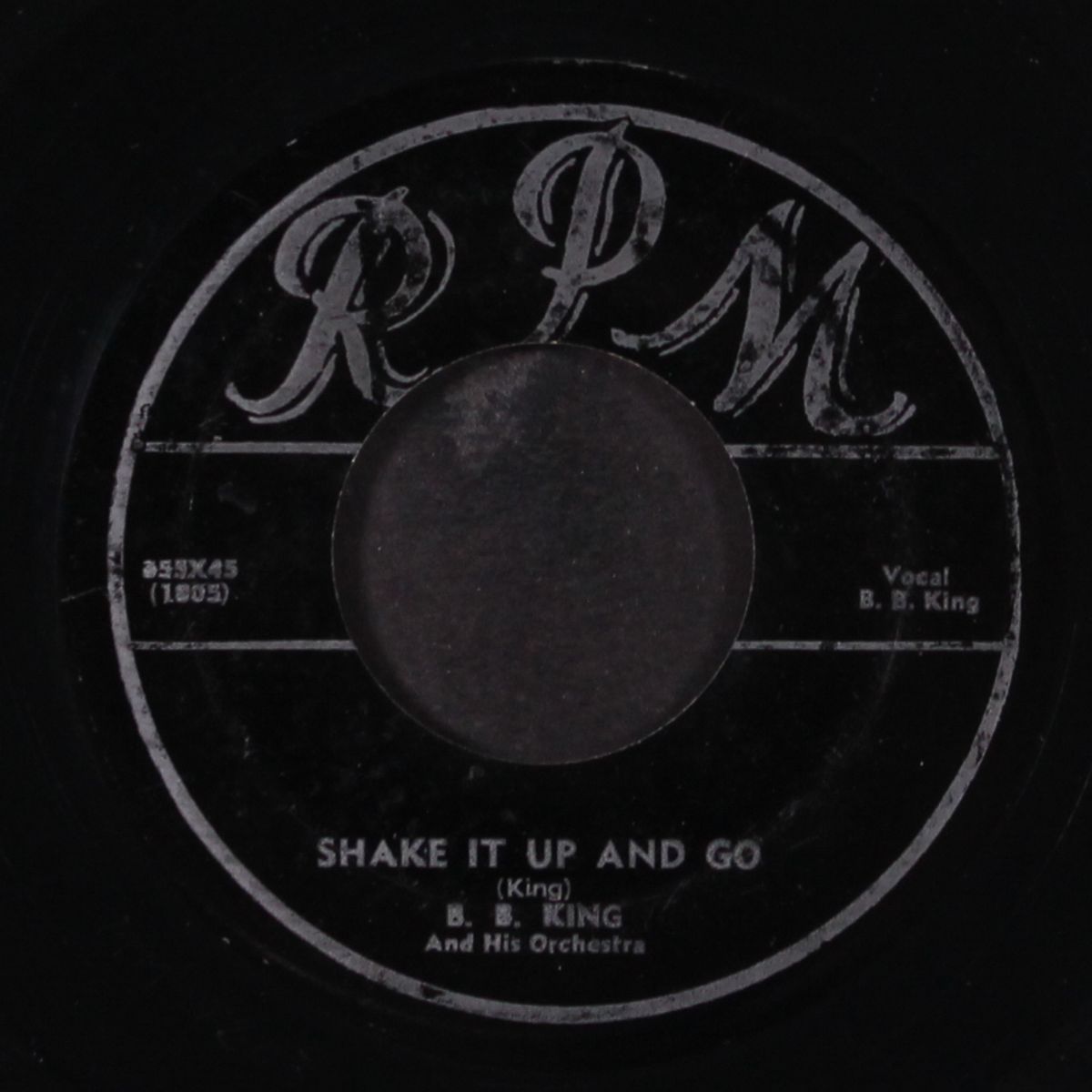 shake it up and go / my own fault by B.B. KING