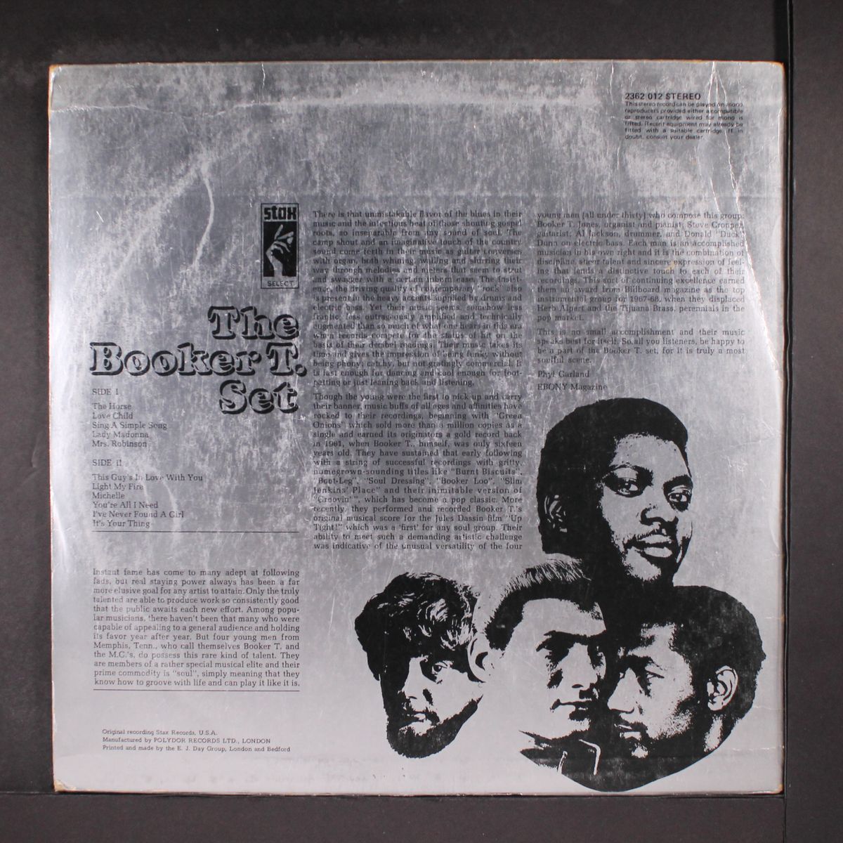 the booker t. set by BOOKER T & THE MG'S