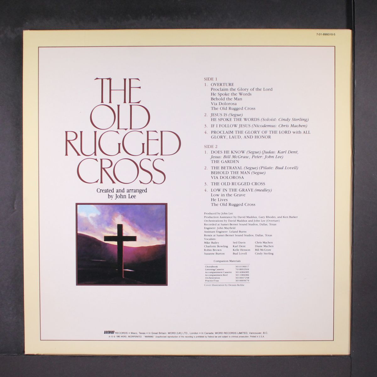 the old rugged cross by JOHN LEE