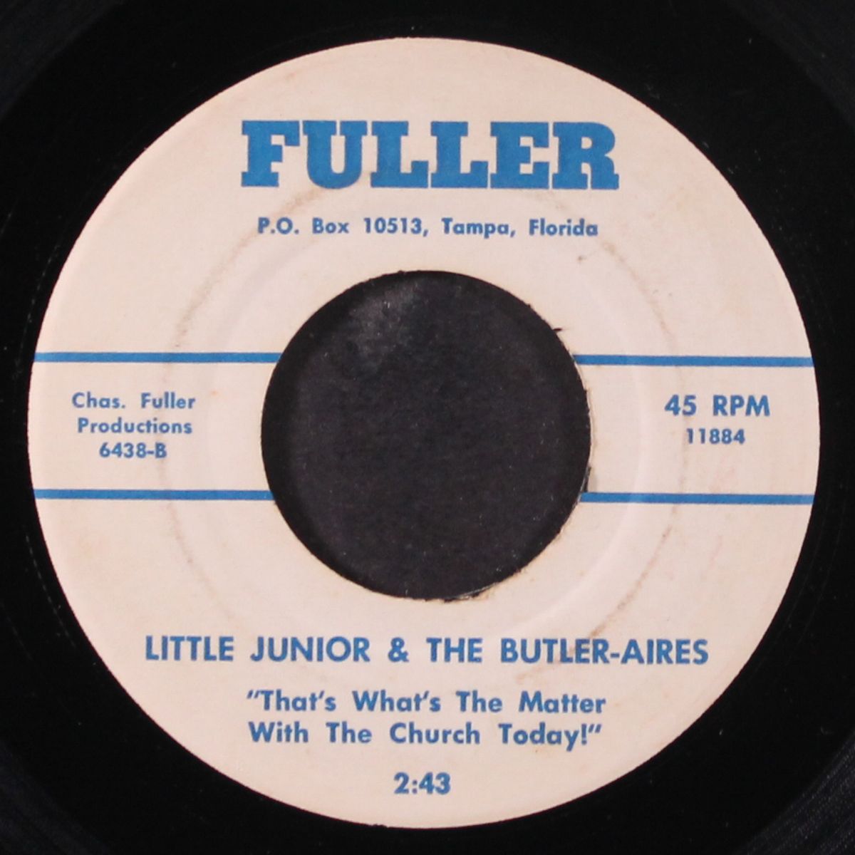 jackie, don't you weep / that's what's the matter with the church today by LITTLE JUNIOR & BUTLER-AIRES