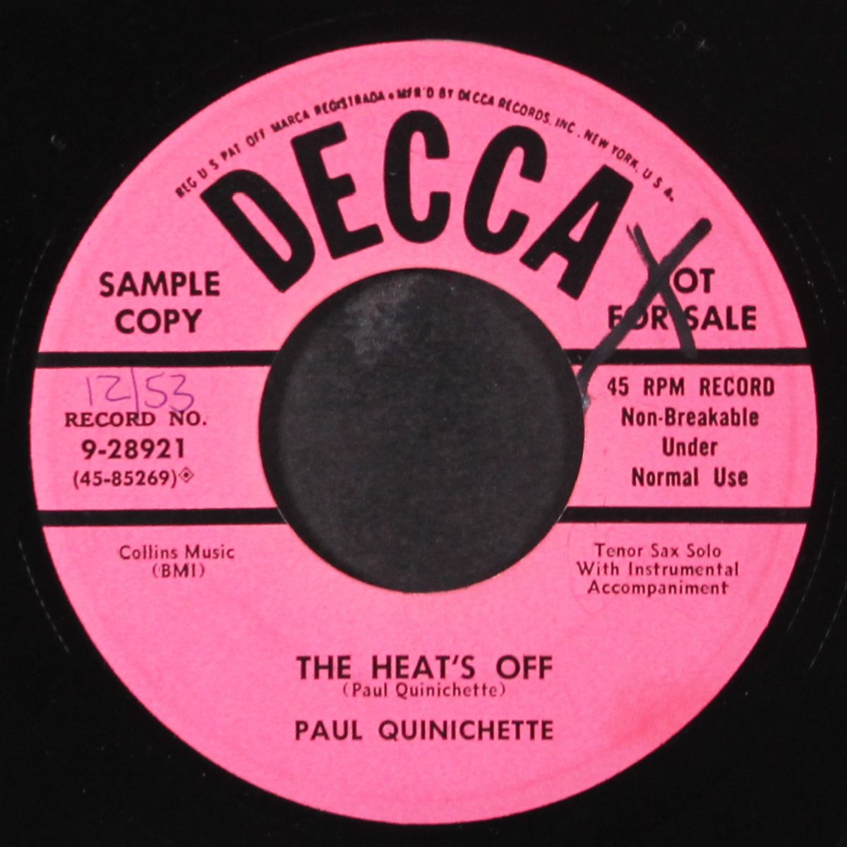 mine / the heat's off by PAUL QUINICHETTE