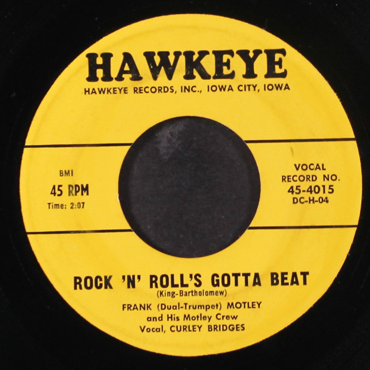 rock 'n' roll's gotta beat / space age by FRANK MOTLEY