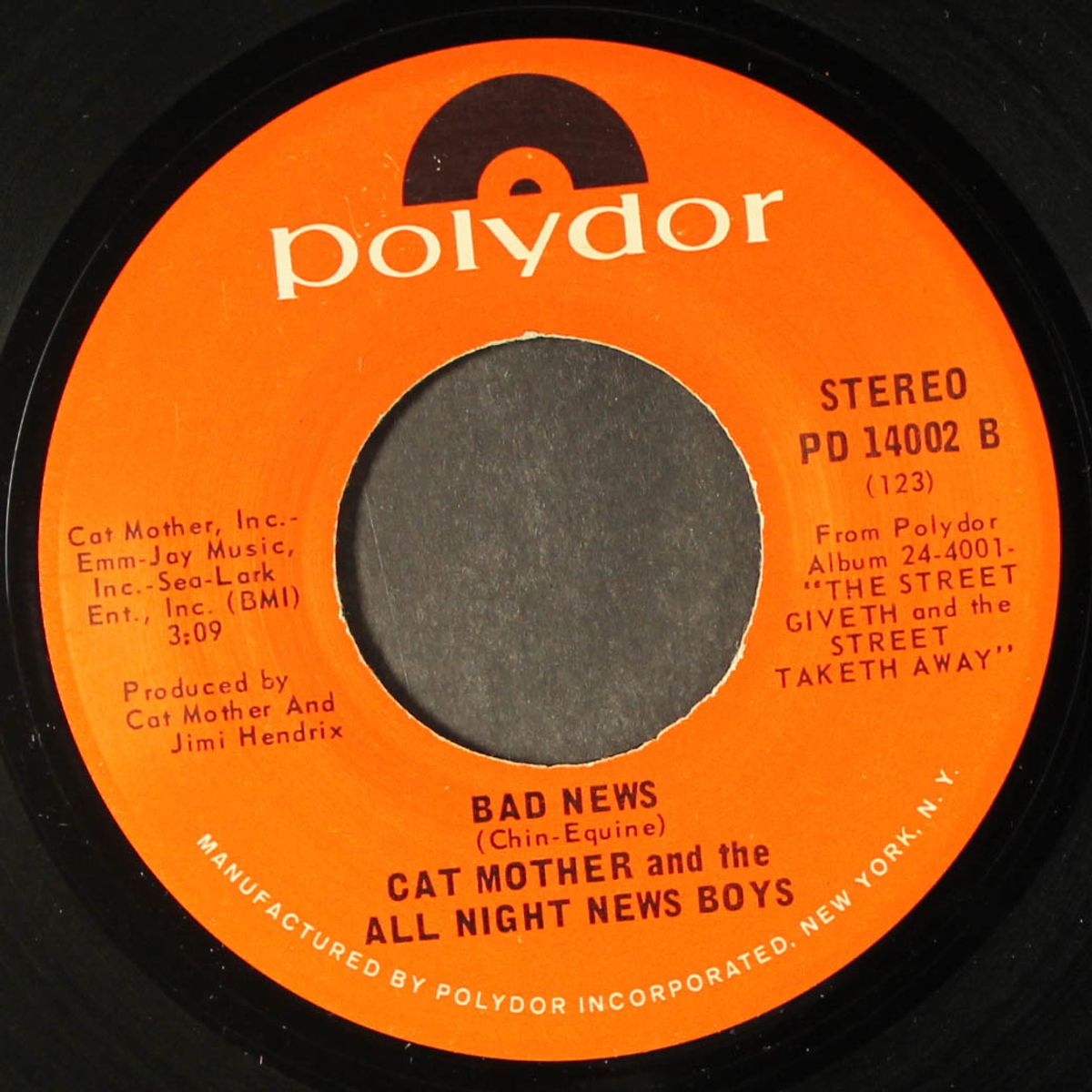 good old rock 'n roll / bad news by CAT MOTHER & ALL NIGHT NEWS BOYS