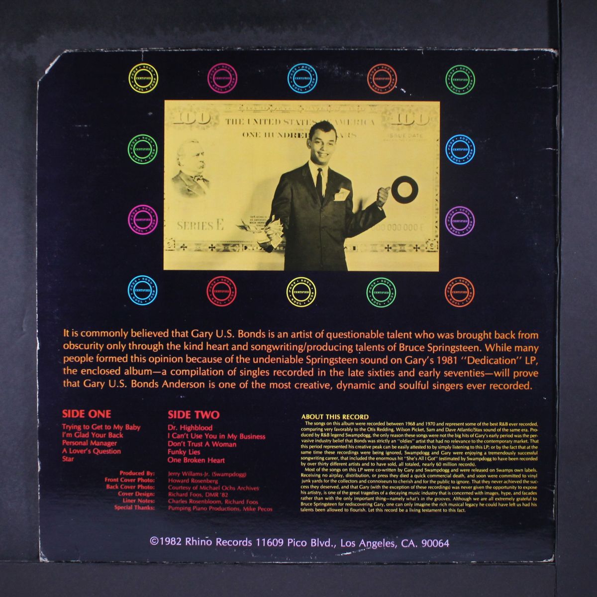 certified soul by GARY "U.S." BONDS