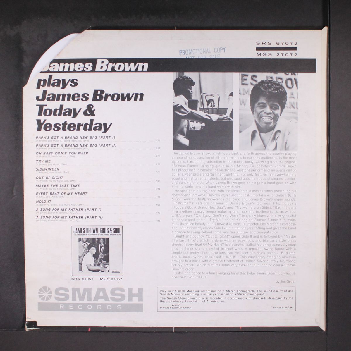 plays - today & yesterday by JAMES BROWN