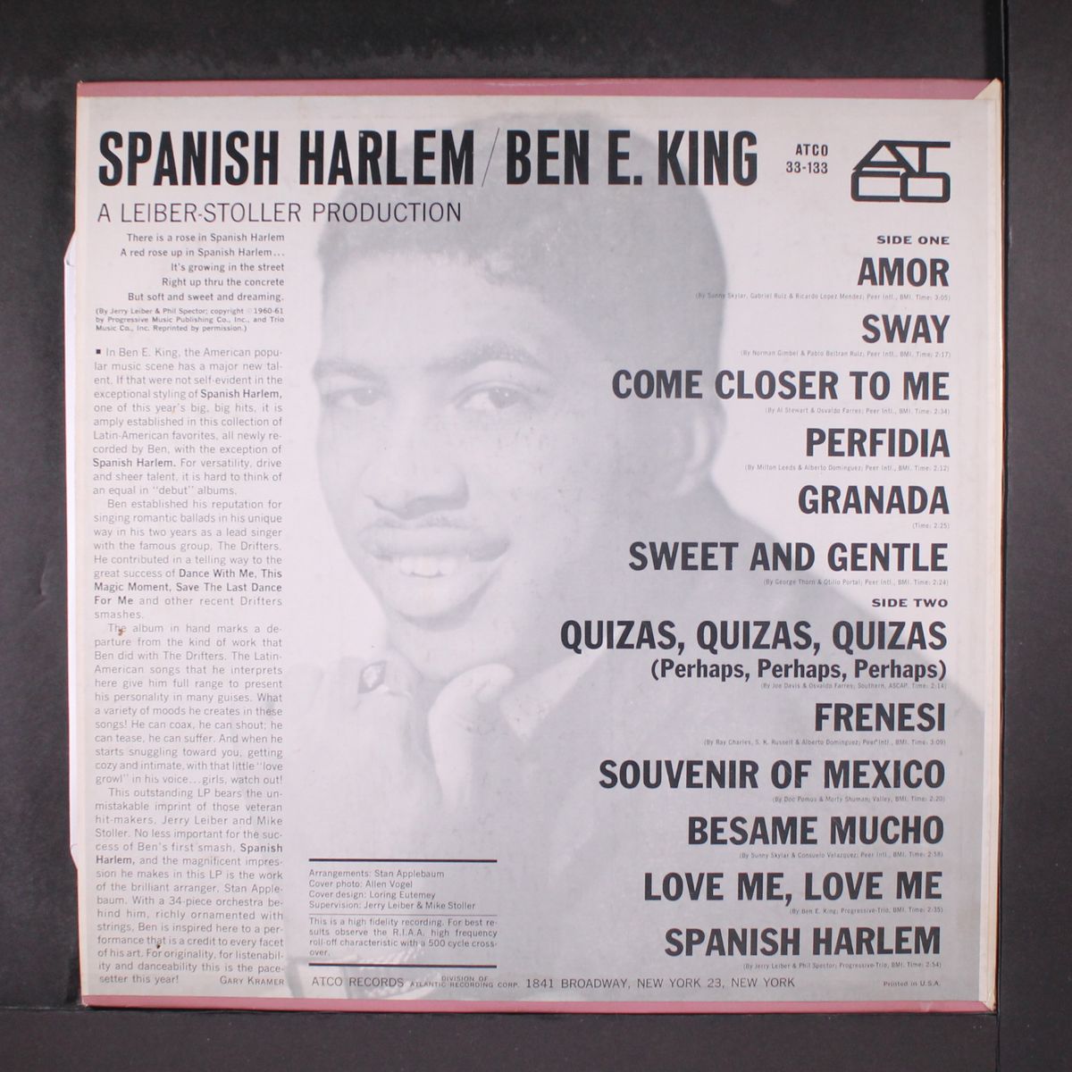 spanish harlem by BEN E. KING