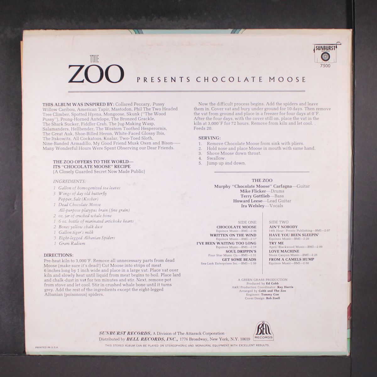 the zoo presents the chocolate moose by ZOO