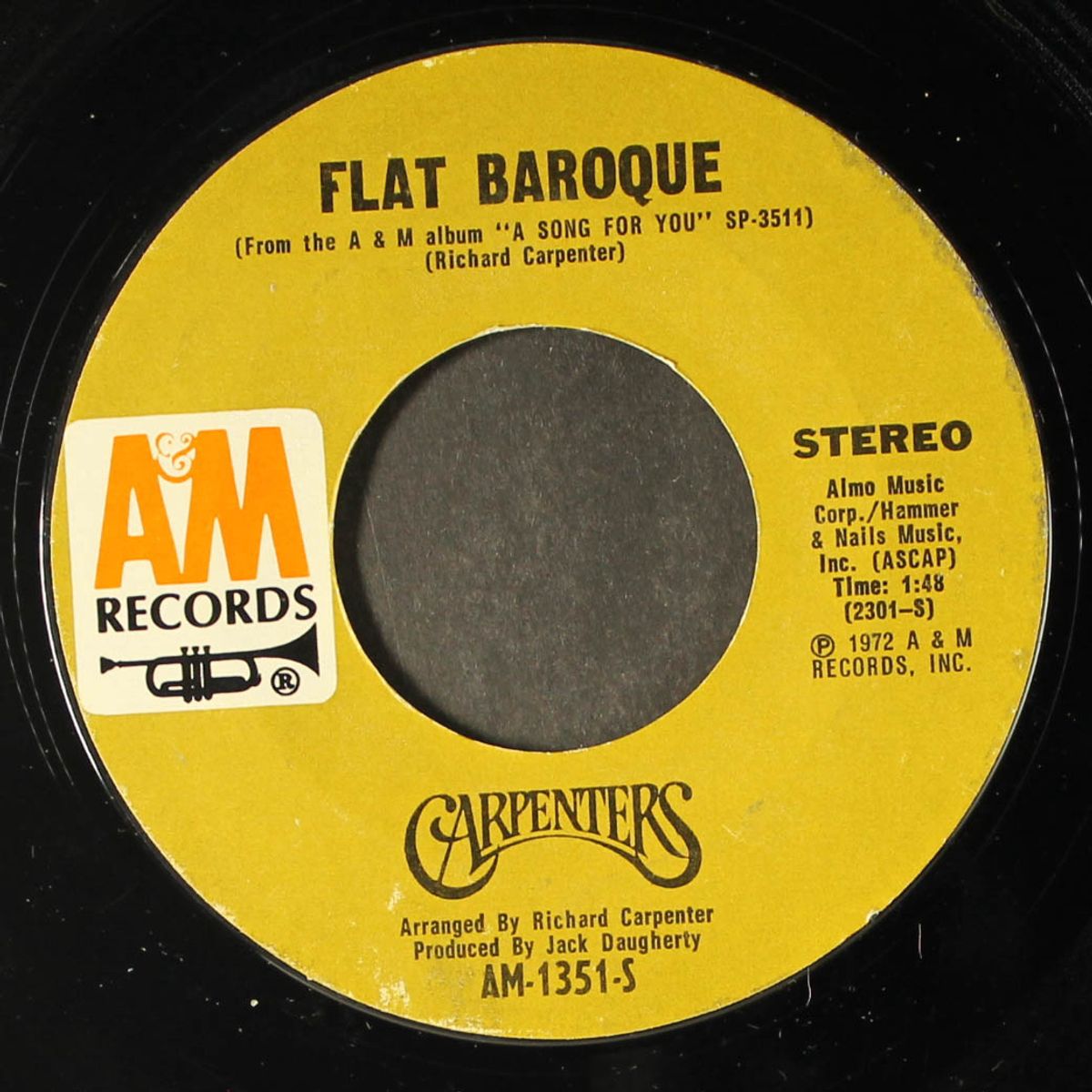 it's going to take some time / flat baroque by CARPENTERS